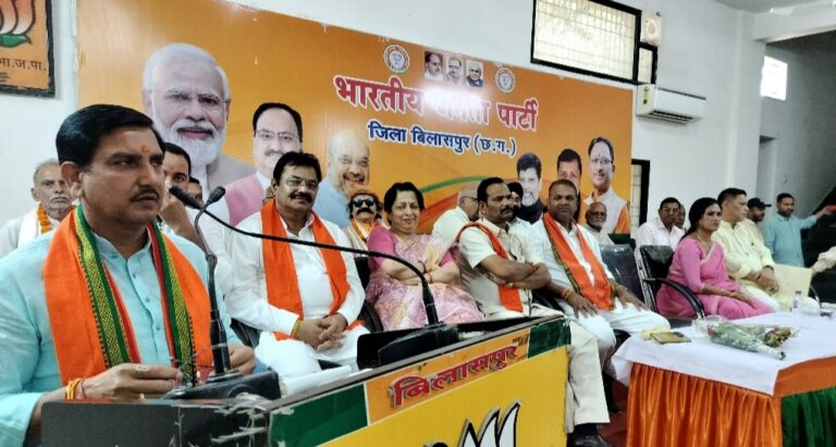 समाज के अंतिम व्यक्ति का उन्नति ही भाजपा का उद्देश्य : तोखन साहू