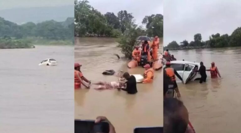 नदी में बही कार : अंतिम समय तक थामें रहे एक दूसरे का हाथ, तीन दिन बाद दंपत्ति की मिली लाश