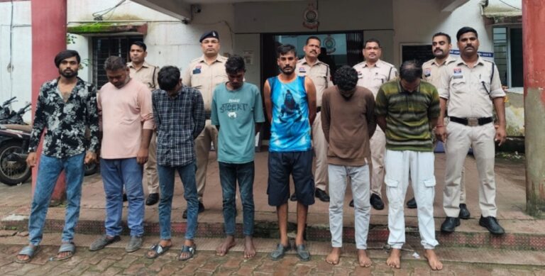 सिरगिट्टी पुलिस की बड़ी कार्रवाई : नशाखोरी के खिलाफ 7 आरोपी गिरफ्तार